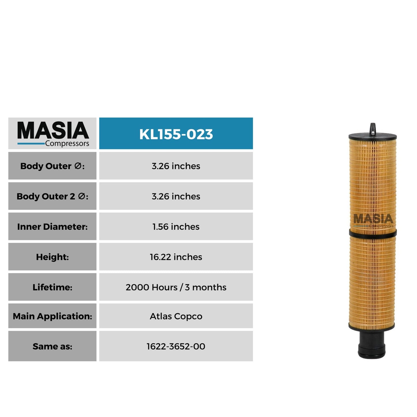 Filtro De Aceite Keltec Technolab KL155-023