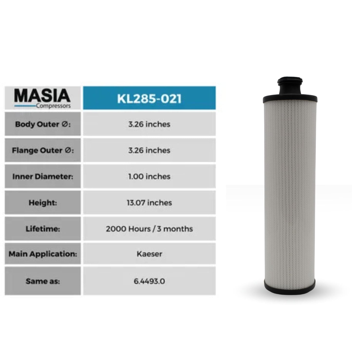Filtro  De Aceite Air Supply 18-4493