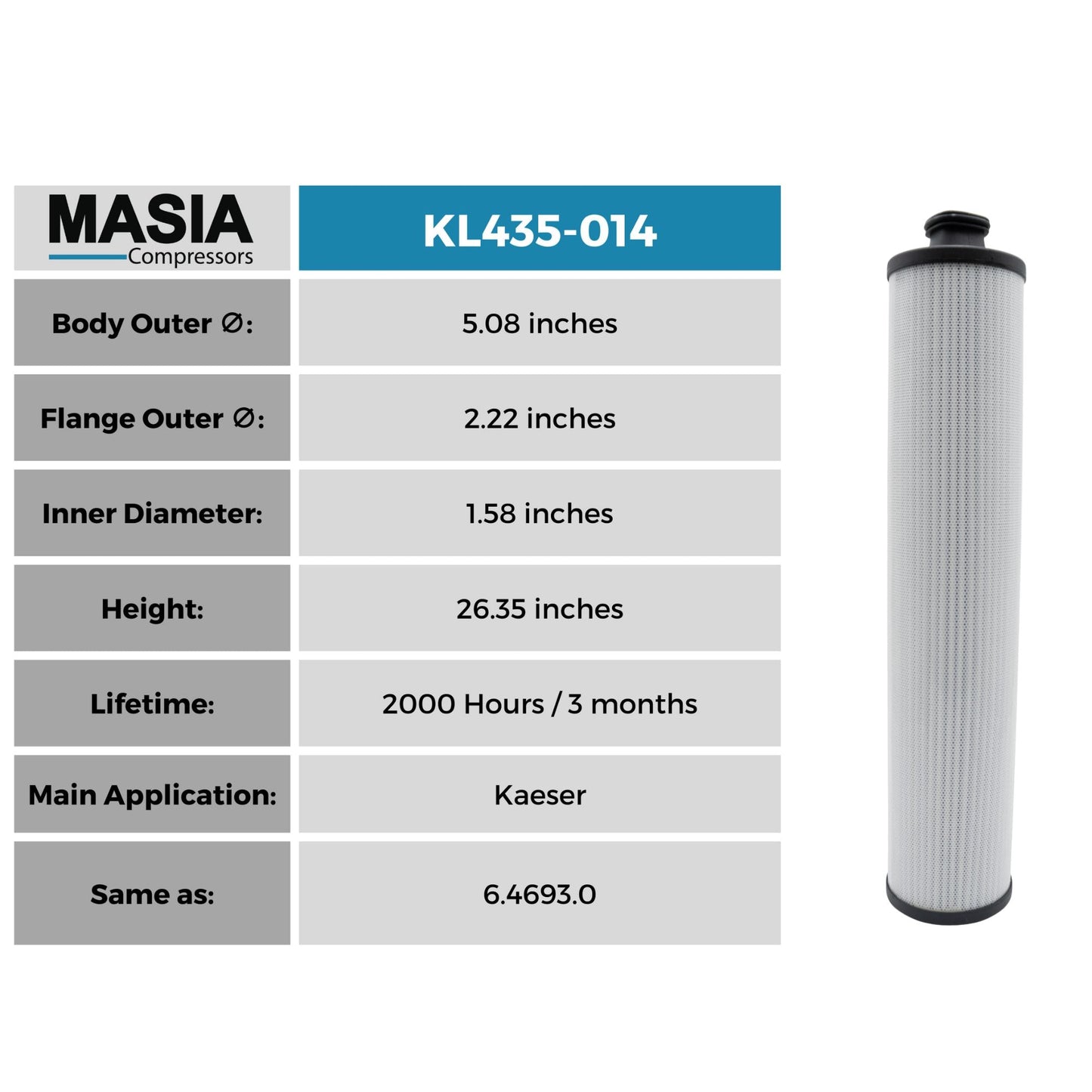 Filtro De Aceite Keltec Technolab KL435-014