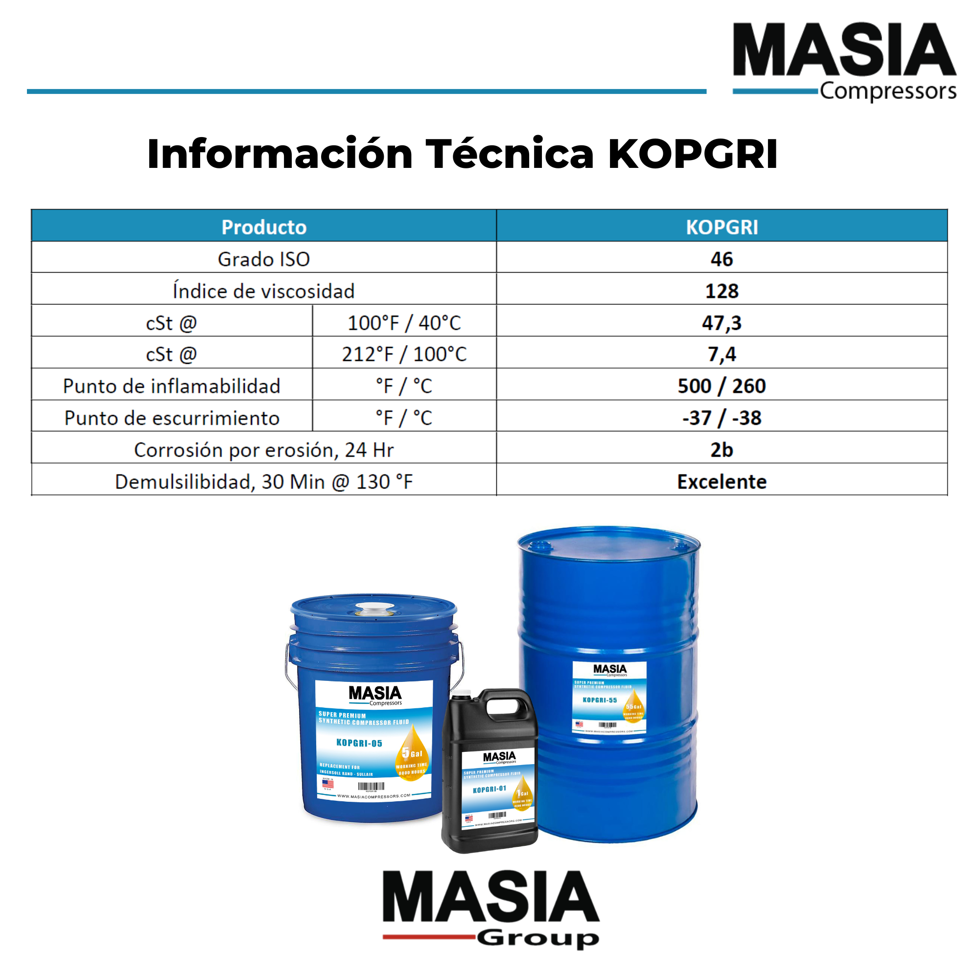 Aceite sintético Ingersoll Rand 47703841001 1 Gal.