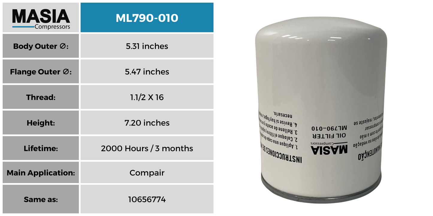 Filtro De Aceite C Aire 11704230