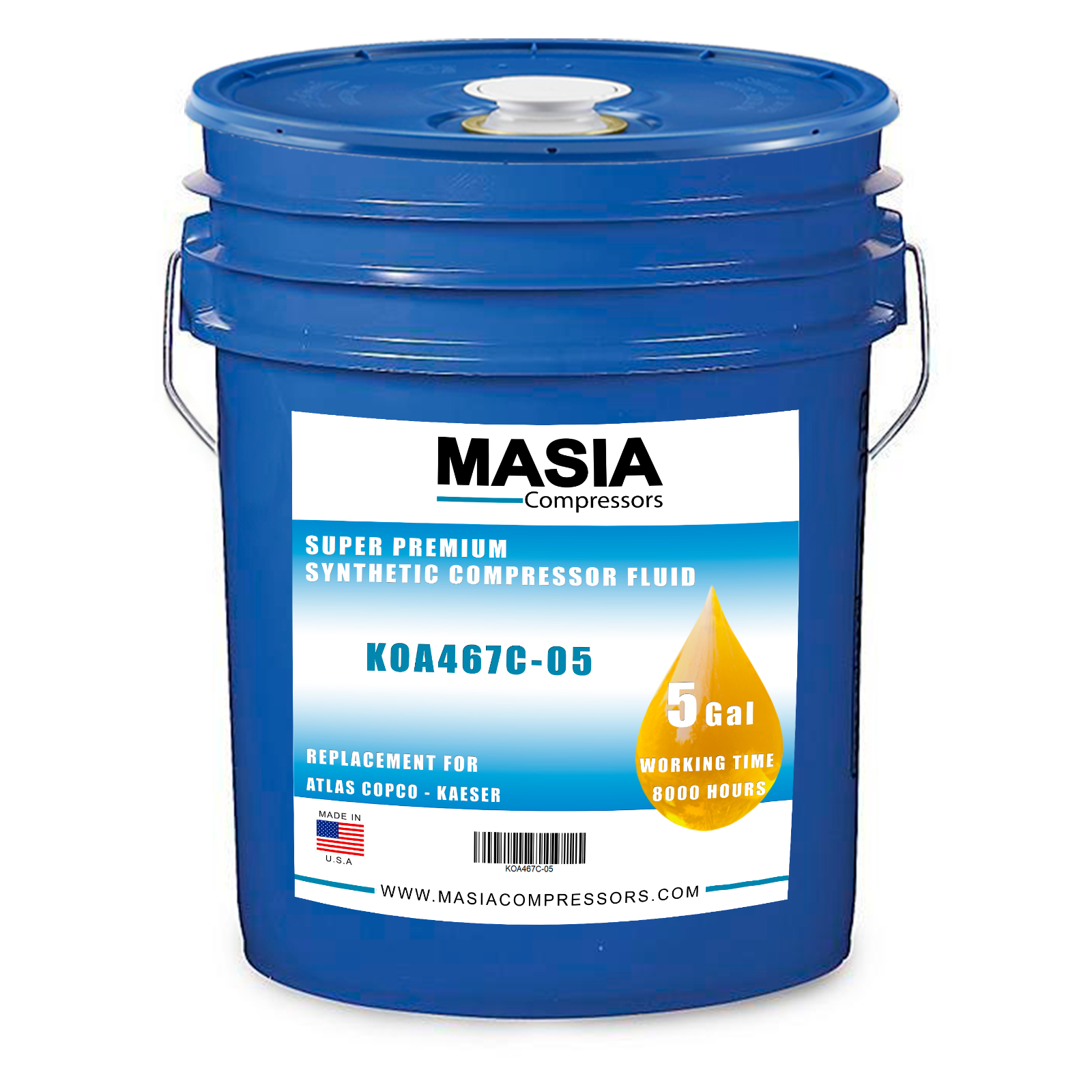 Aceite Lubriplate Lubricants Syncool Base Pag Cubeta 5 Gal