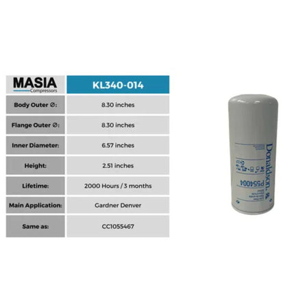 Filtro De Aceite Para Compresores Ariel Corporation A-661