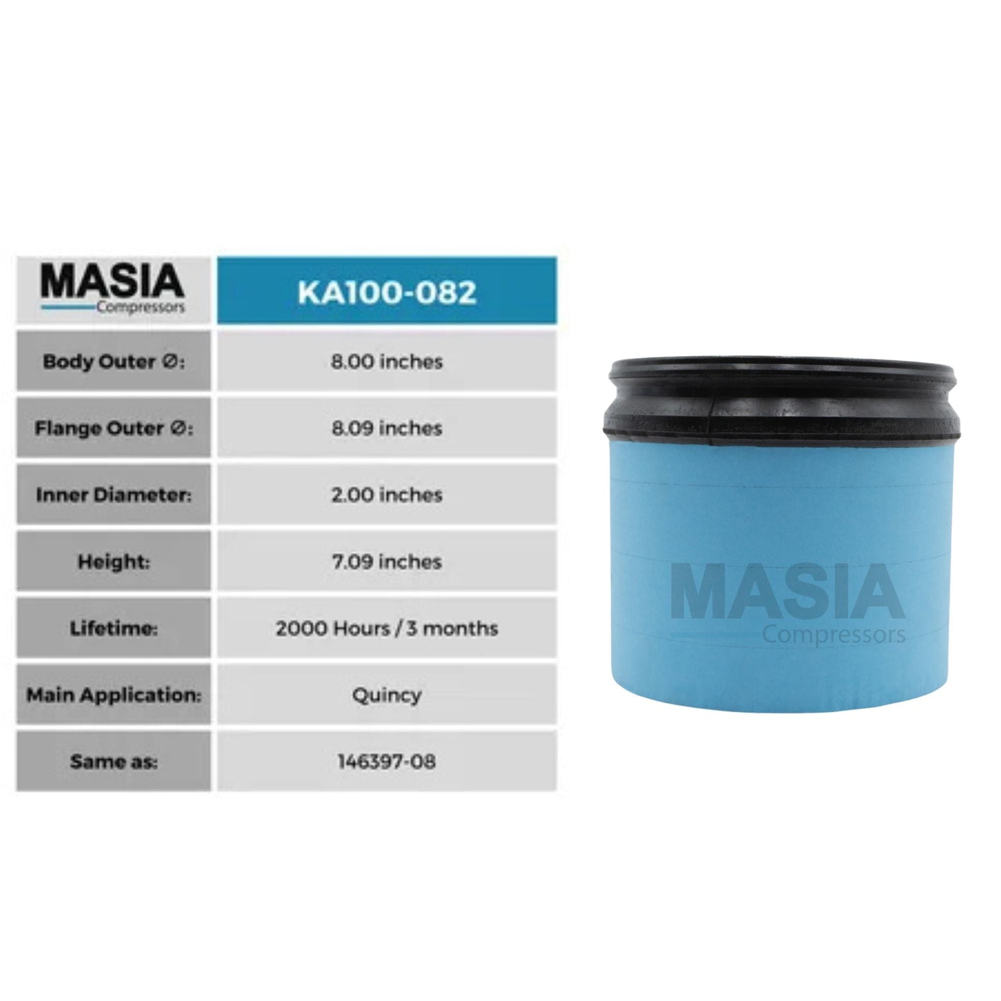 Filtro De Aire Quincy 146397-08