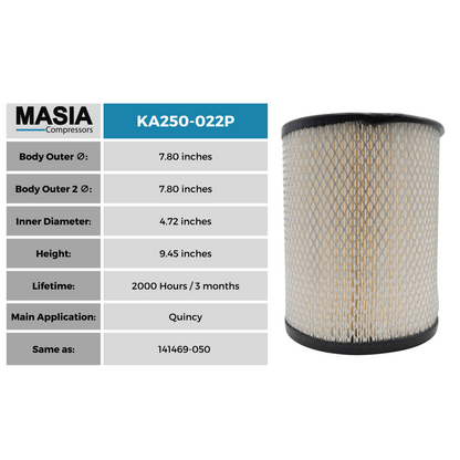 Filtro De Aire Keltec technolab KA250-022P