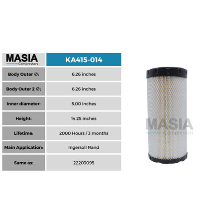 Filtro De Aire Air Supply 19-3095