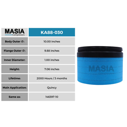 Filtro De Aire Keltec Kechnolab KA88-030