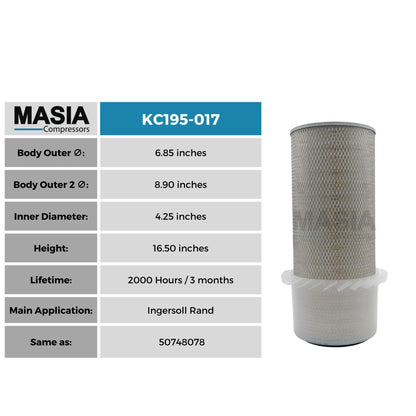 Filtro De Aire Doosan 35326230