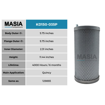 Filtro Separador Keltec Technolab KD150-035P