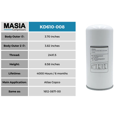 Filtro Separador Adicomp 40100005