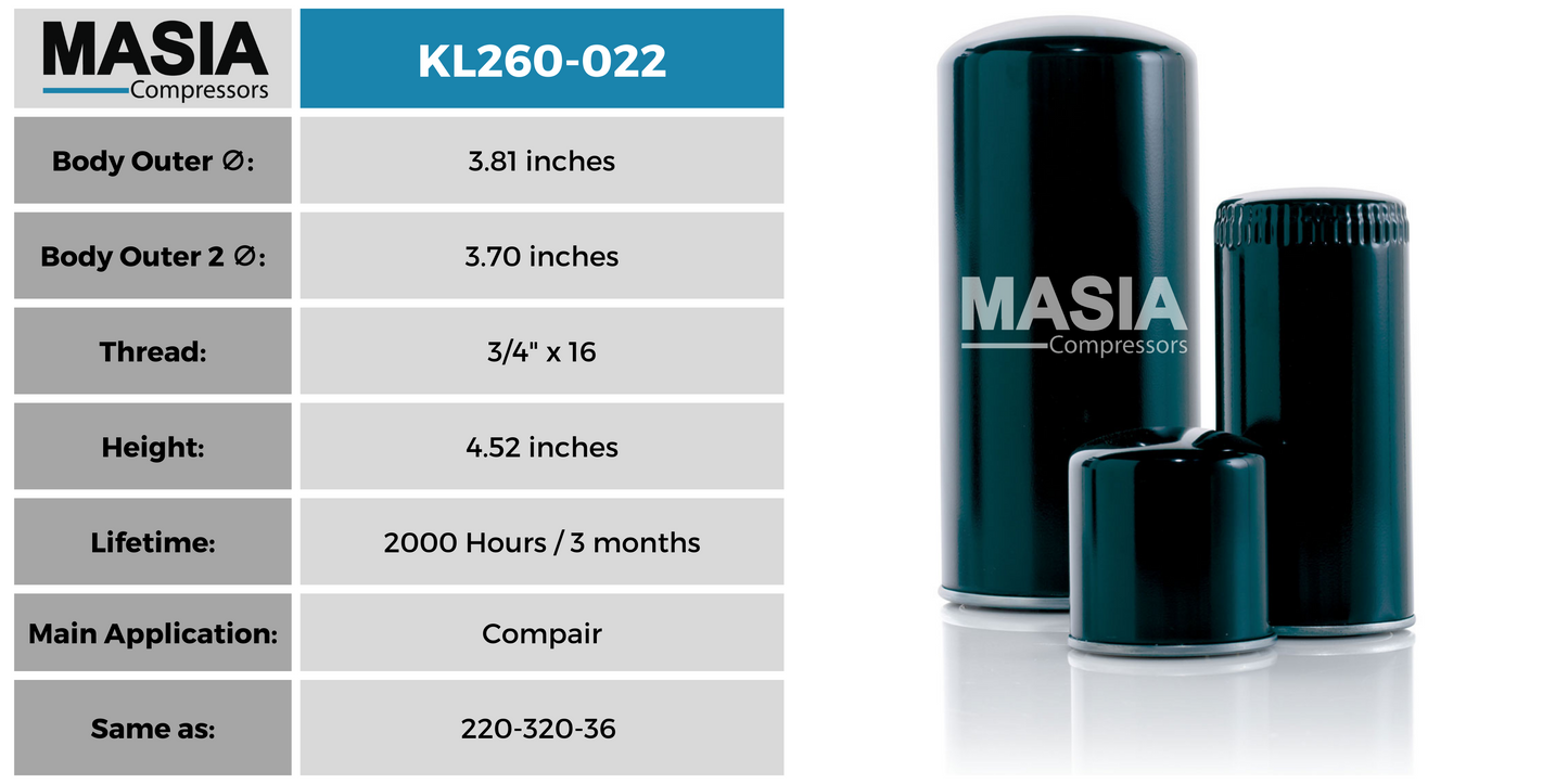 Filtro De Aceite Sullivan-Palatek 34-30050-305