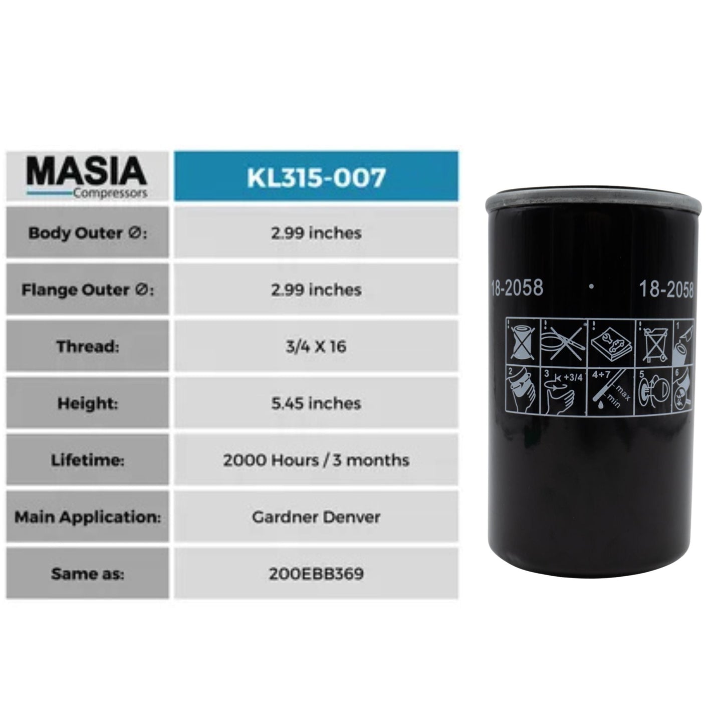 Filtro De Aceite Ozen USO21230000101