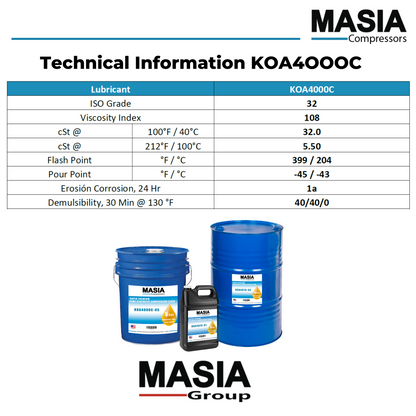 Rarus 424 Lubricante para Compresor Compatible con Mobil-4 gal