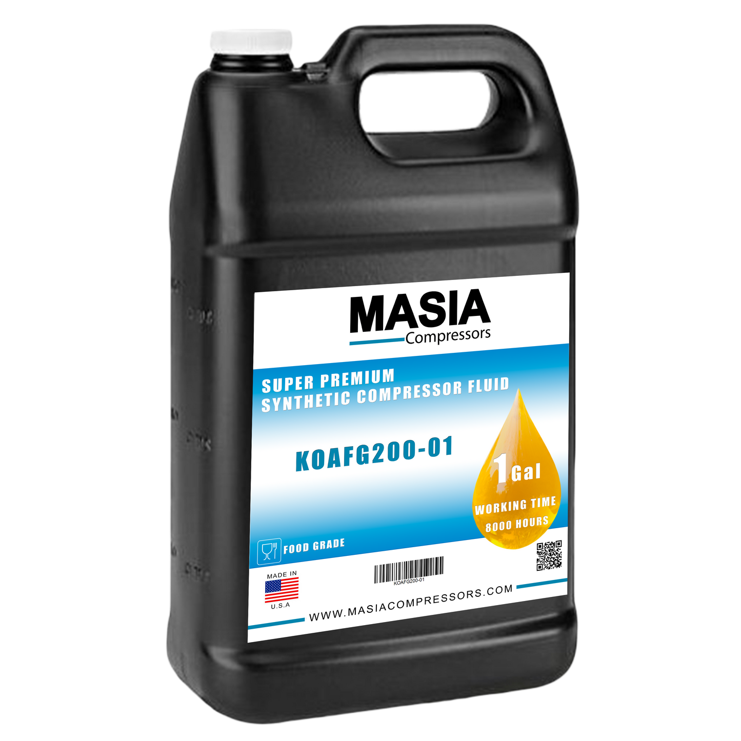 Lubricante Atlas Copco RS Food Grade 1630 0542 00 1-gal