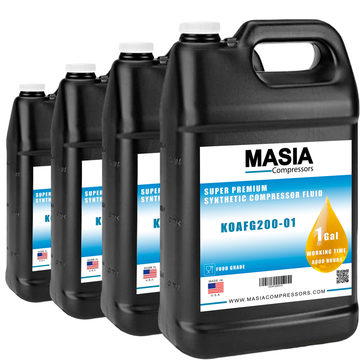 Lubricante Atlas Copco RS Food Grade 1630 0833 00 4-gal