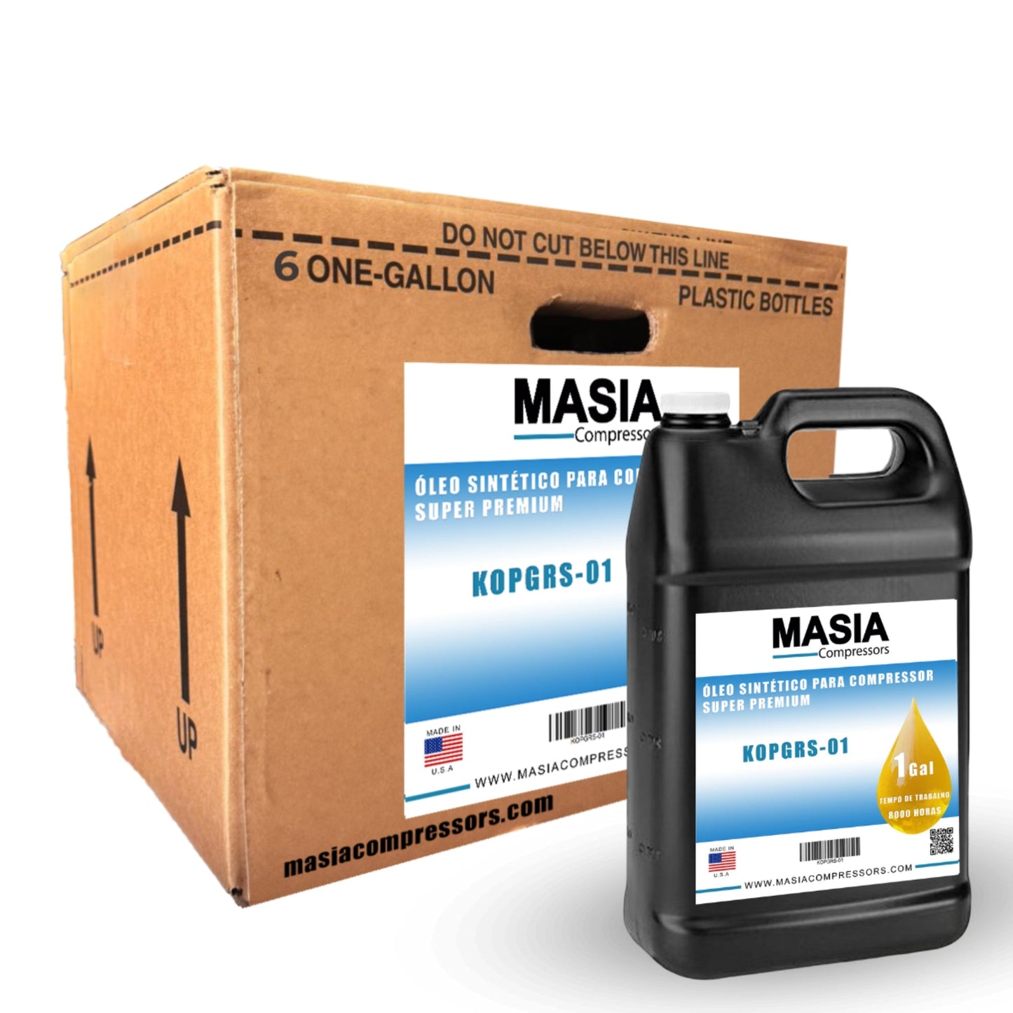 250022-670 Lubricante para Compresor Compatible con Sullair-6 gal