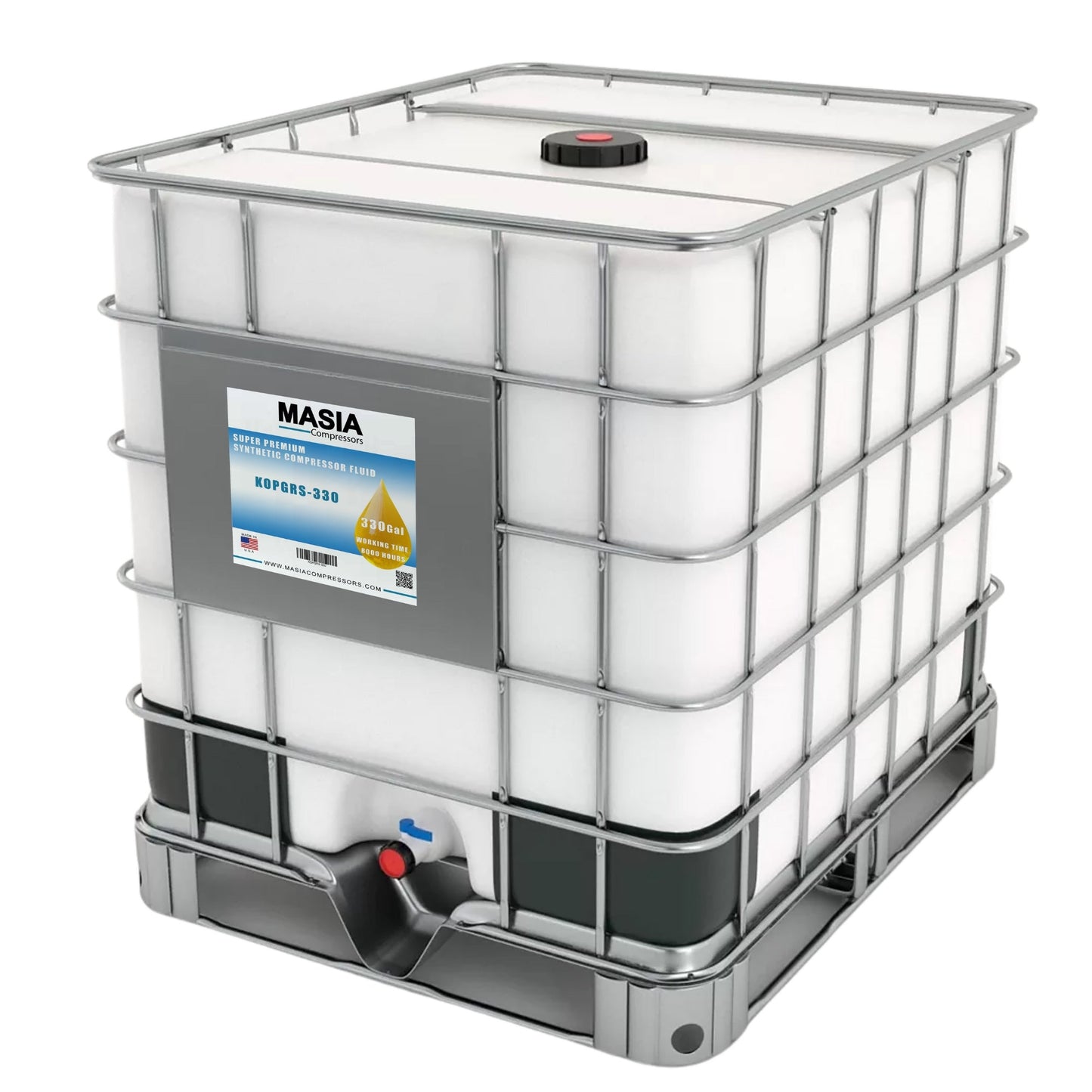 02250181-422 Lubricante para Compresor Compatible con Sullair-330 gal