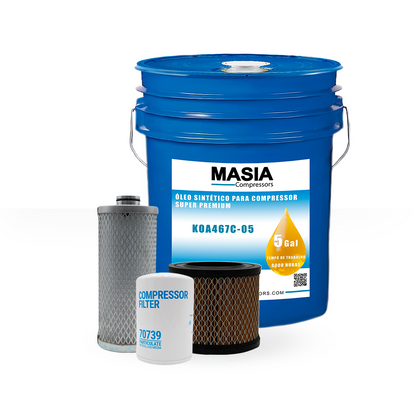 QMB-25 Kit de Servicio 8000 Horas (1627410018, 128598, 2013402030, Quinsyn Plus)