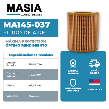 QGS10 8000 Hours Kit de Servicio (2200640815, 2200640509, 2200640593, 146073-001)