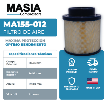 SSR-EP50SE Kit de Filtros 8000 Horas (92889534, 39907175, 54595442)
