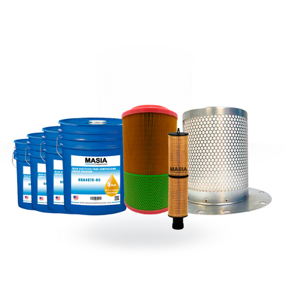 GA-75 Kit de Servicio 8000 Horas (1613-9503-00, 1622-4601-80, 1622-3656-00, 1310-0368-38)