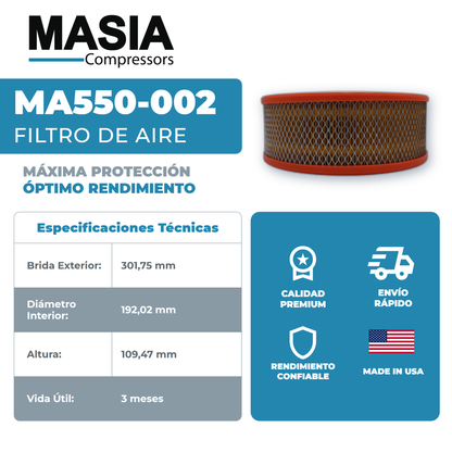 C31220 Filtro de Aire Compatible con Mann Filter