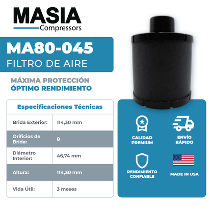 88290014-486 Filtro de Aire Compatible con Sullair