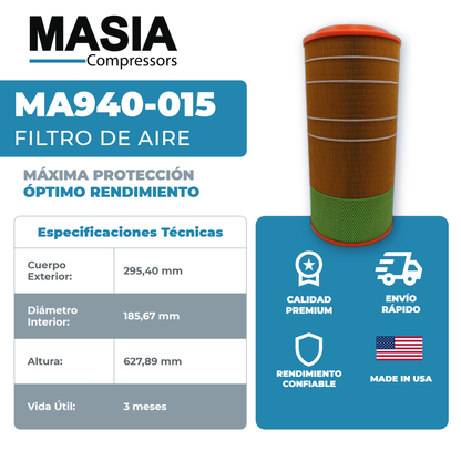 172.30173 Filtro de Aire Compatible con Alup