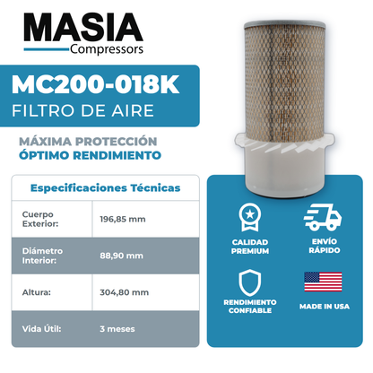480005 Filtro de Aire Compatible con Power Systems