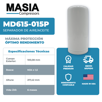269526 Filtro Separador Compatible con Van Air Systems
