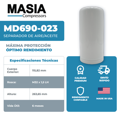 KD690-023 Filtro Separador Keltec Technolab