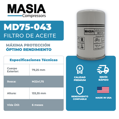 QRS-3 Kit de Servicio 4000 Horas (6211-4737-00, 6211-4725-00, 6221-3726-50, 1626226000)