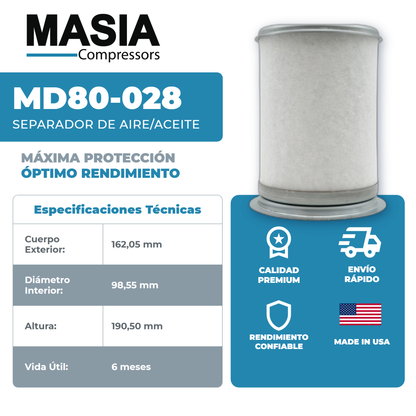49 002 52 109 Filtro Separador Compatible con Mann Filter