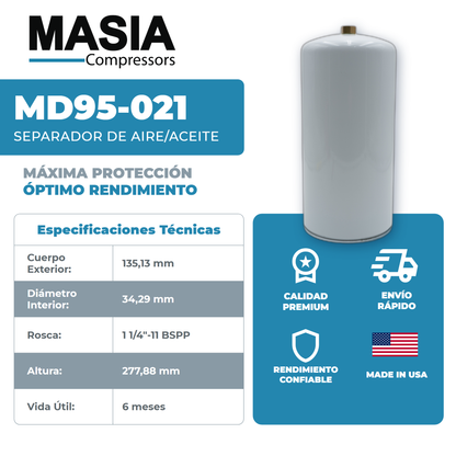 73733692 Filtro Separador Compatible con Iowa Mold Tooling