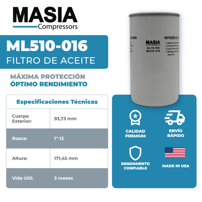 7215180000 Filtro de Aceite Compatible con Fiac