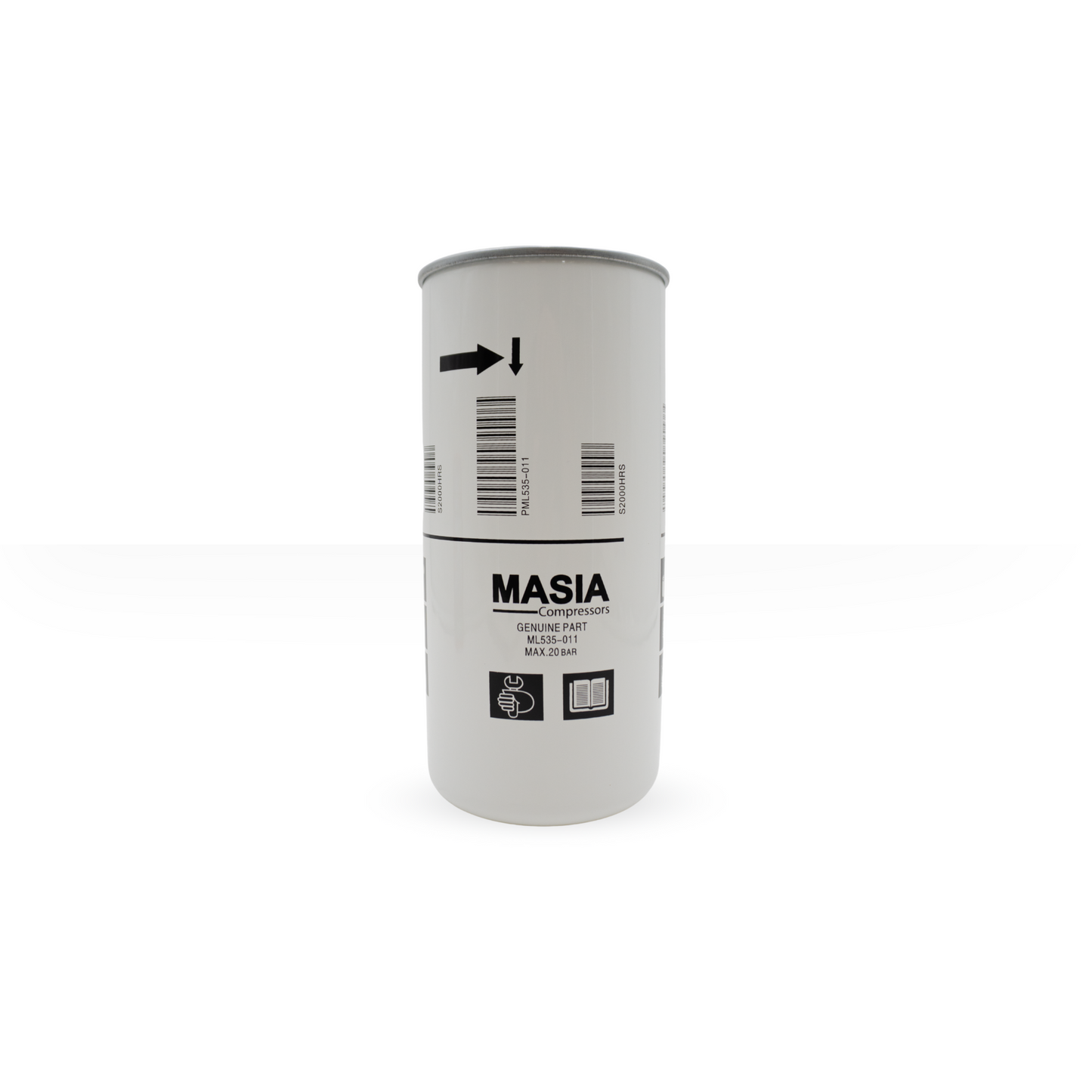 1631-0118-90 Filtro de Aceite Compatible con Chicago Pneumatic