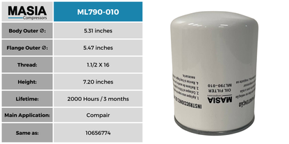 Filtro De Aceite Eaton Compressor ARS100OFIL