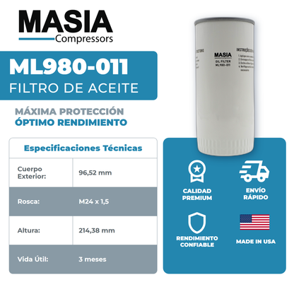 WD962/14 Filtro de Aceite Compatible con Mann Filter