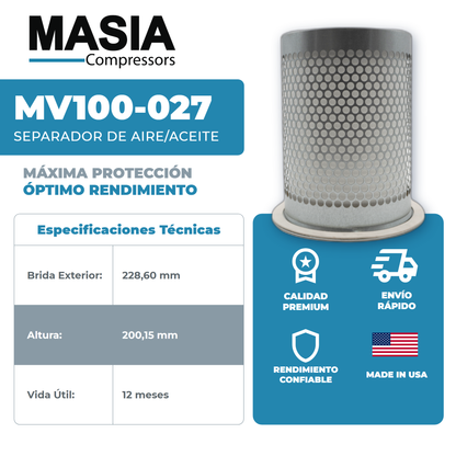 211910-1 Filtro Separador Compatible con Ekomak