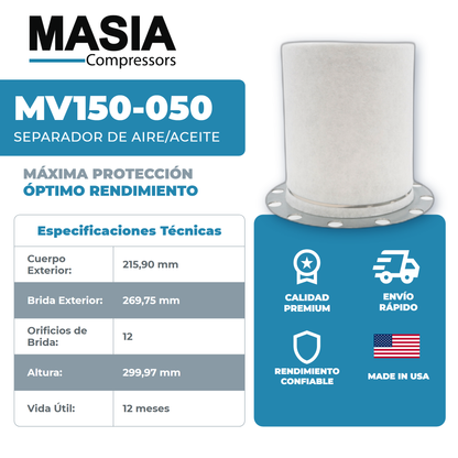 6.4010.4 Filtro Separador Compatible con Kaeser