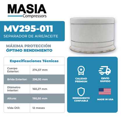 SSR-EP100 Kit de Filtros 8000 Horas (39708466, 39911631, 39894597)