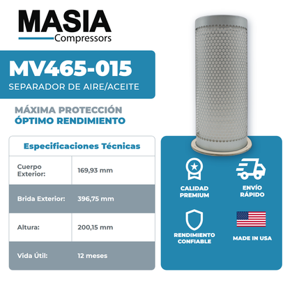 B006700770009 Filtro Separador Compatible con Elgi