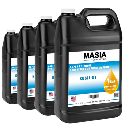 24KT Lubricante para Compresor Compatible con Sullair-4 gal