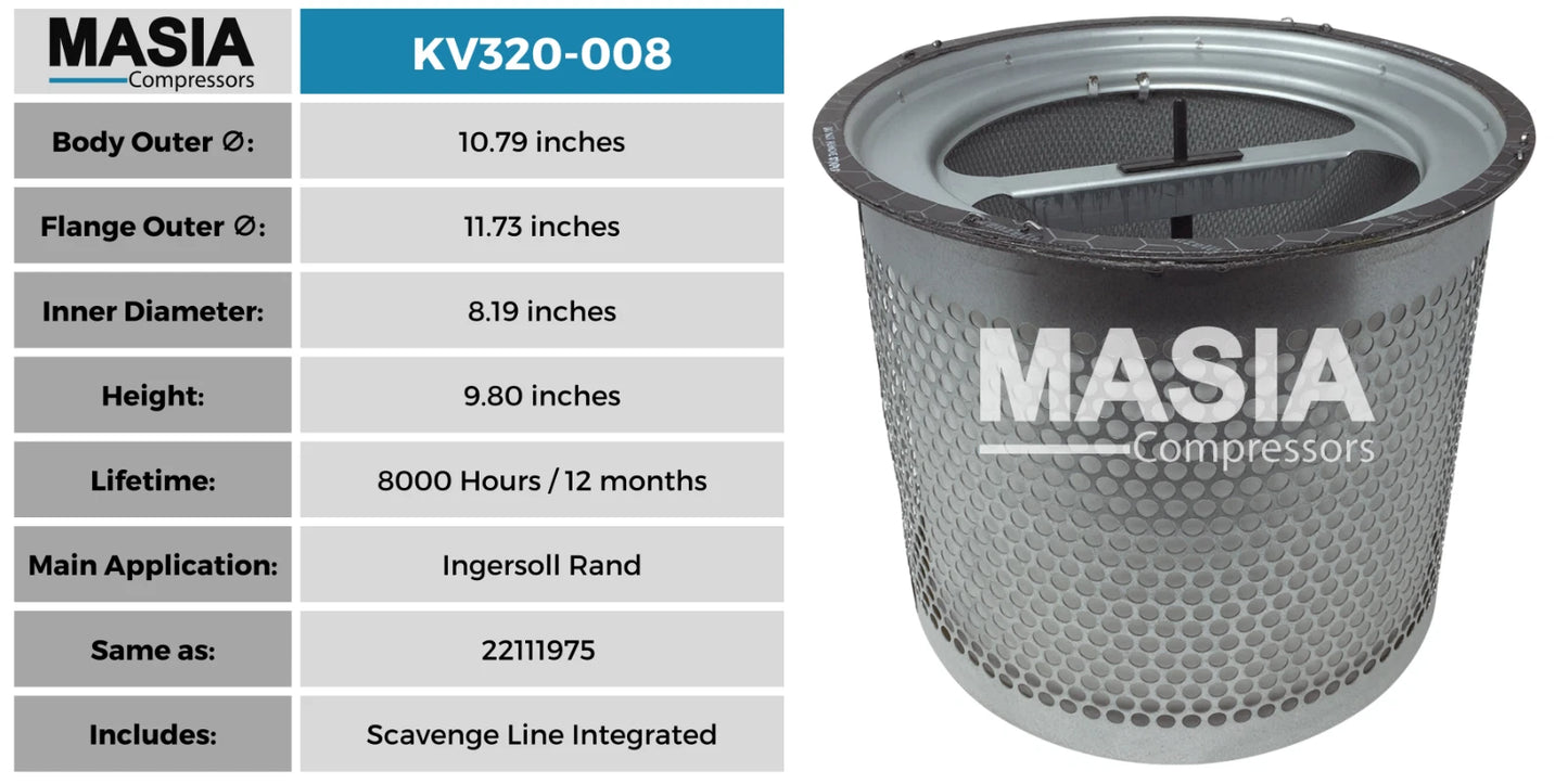 KV320-008 Filtro Separador Keltec Technolab